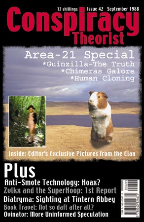 Conspiracy Theorist Magazine (postcard)
