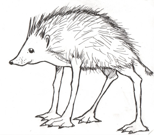 A picture of a Wading Hedgehog