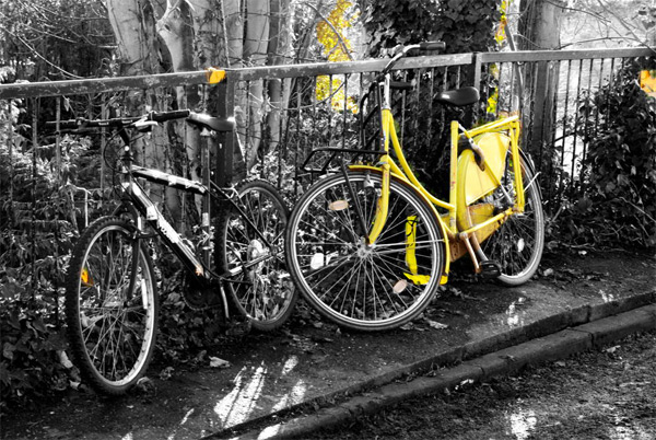 A Prefect's Yellow Bike