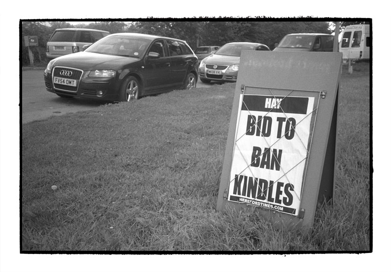 banning the kindle in Hay on Wye