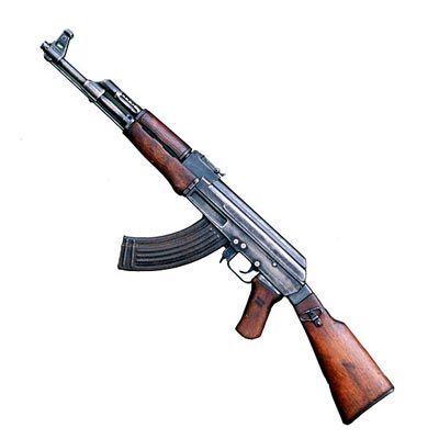 An AK-47 assault rifle