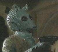 the Rodian bounty hunter named Greedo