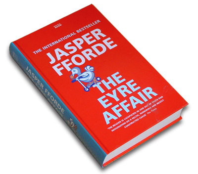 UK Large Print Edition 'The Eyre Affair'.