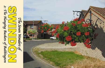The 7 Wonders Swindon: Hanging Baskets (postcard)