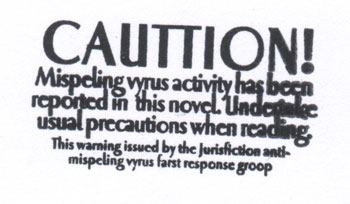 Bookstamp: Caution Mispeling
			Vyrus