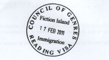 Council of Genres Reading Visa Bookstamp