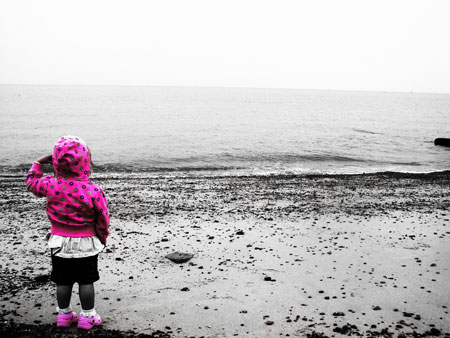 Lexie on the beach