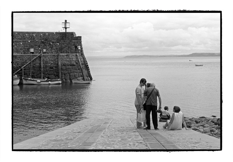 The RNLI slipway at Clovelly, Devon