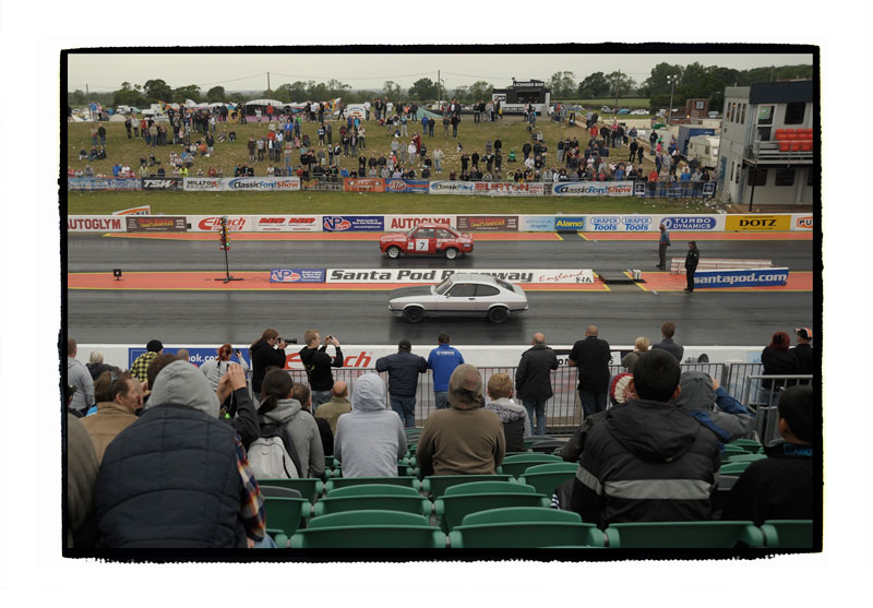 Santa Pod Raceway, Bedfordshire. This was at a Ford meet during the 'Run what You Brung' event. Next year I hope to take my 1921 Model T racer. June 2011