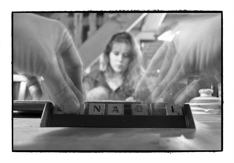 Playing Scrabble with Maddy