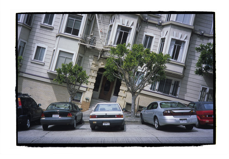 San Francisco hill parking, July 2003