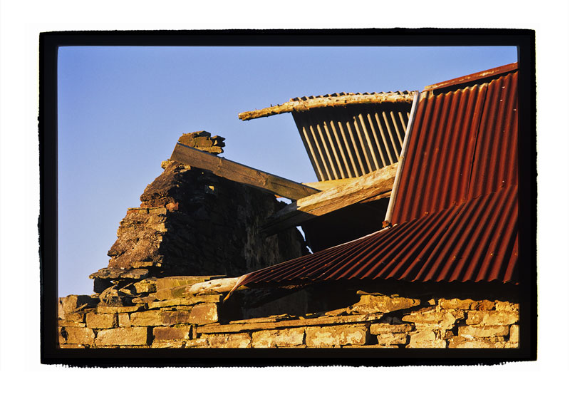 This is the remains of a house right on the border between England and Wales. Spiffingly cold winter's day, and coincidentally my last roll of Kodachrome.